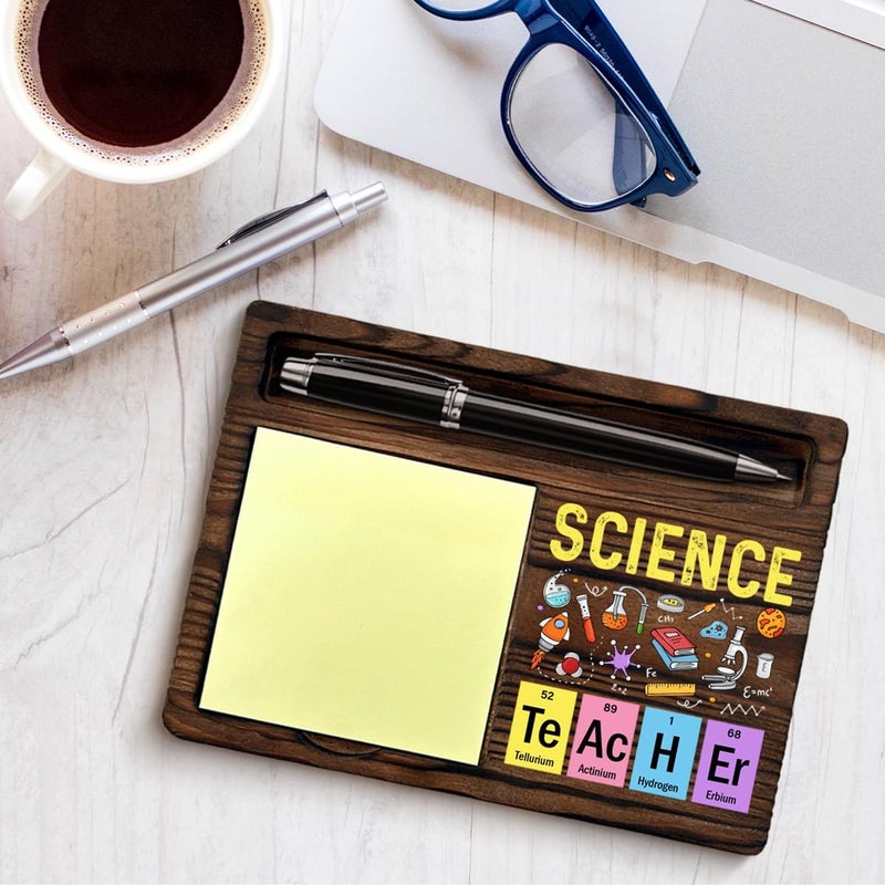 YGBF Science Teacher Gifts for Women Men, Gifts for Science Teacher Thank You Appreciation Birthday Back to School, Sticky Note Holder Classroom Office Decor - Image 4